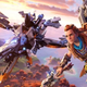 Sony mise sur les jeux épiques avec un investissement énorme d'un milliard de dollars 1 Aloy, des jeux Horizon de Sony, est suspendu au côté d'un bus de combat dans Fortnite d'Epic.
